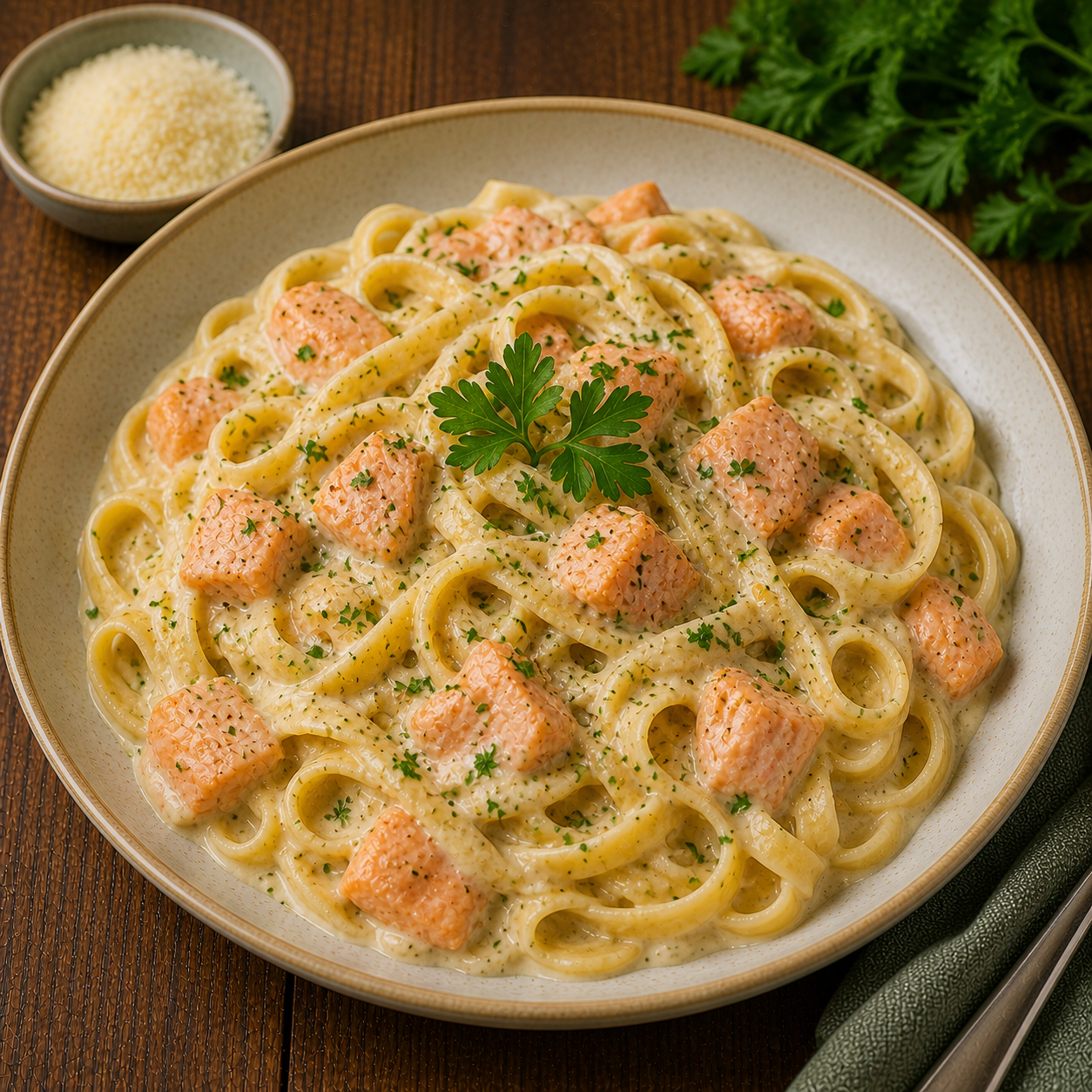 Fettucine Salmone